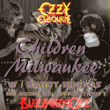 Ozzy Osbourne w/Randy Rhoads / Blizzard of Ozz Tour 81 Second Leg United States Milwaukee (1CDR)