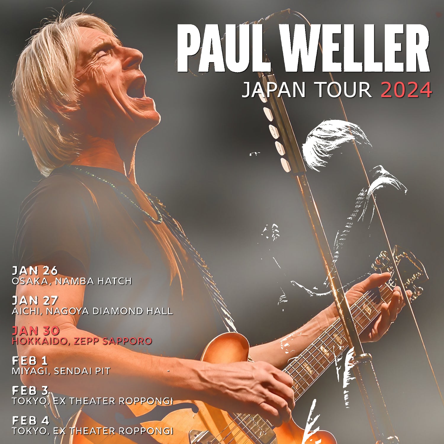 Paul Weller-World Tour★ツアー・プログラム/The Jam/Mods