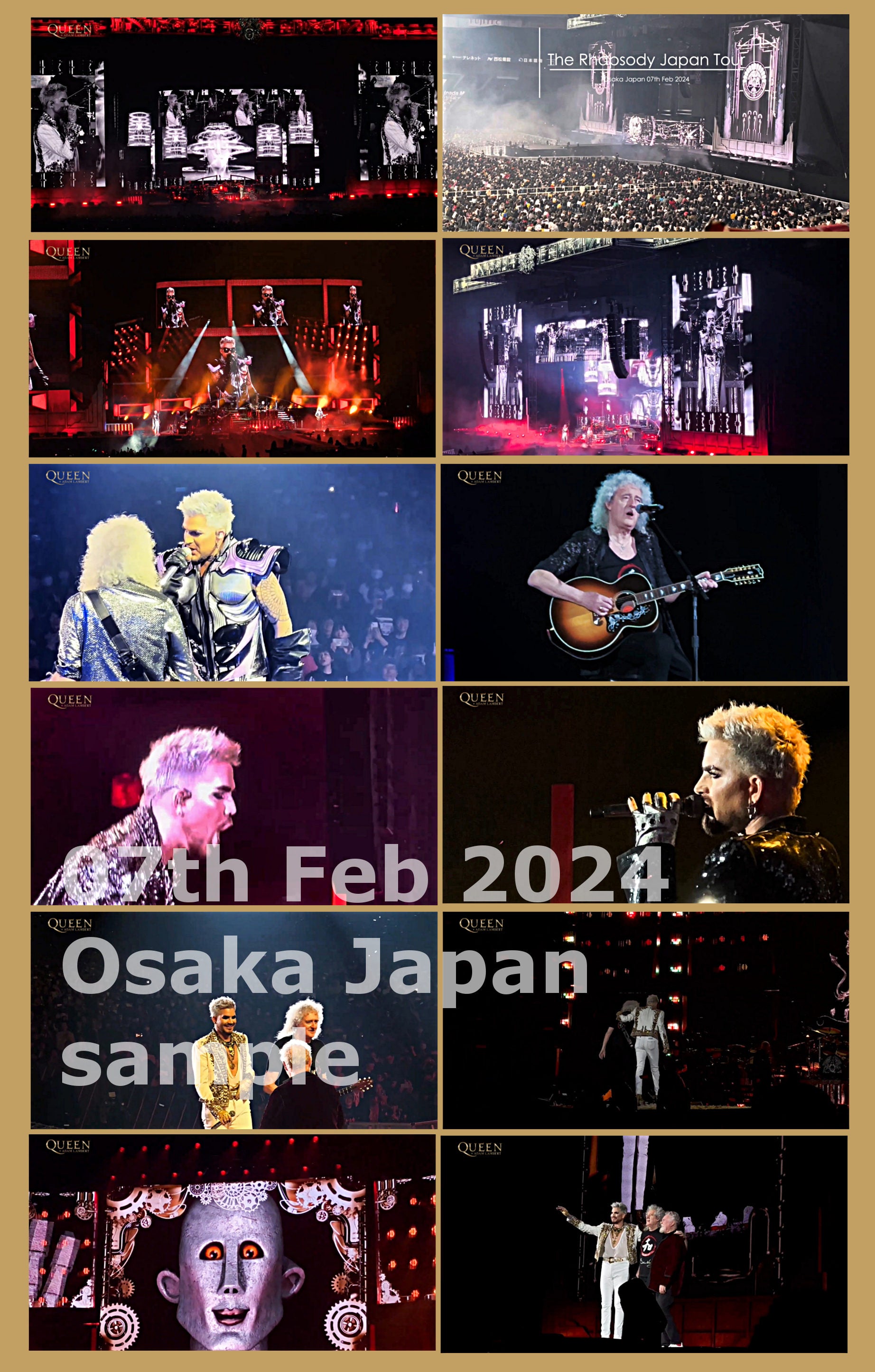 Queen + Adam Lambert TOKYO 2016 グッズセット Queen + Adam Lambert TOKYO 2016 グッズセット