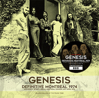 GENESIS / DEFINITIVE MONTREAL 1974 (2CD+1DVDR)