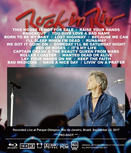 BON JOVI/ROCK IN RIO 2017 (1BR)