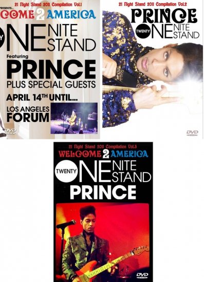 PRINCE / 2011 INGLEWOOD 21 NIGHT STAND 2011 COMPILATION 1-3 (3DVDR)