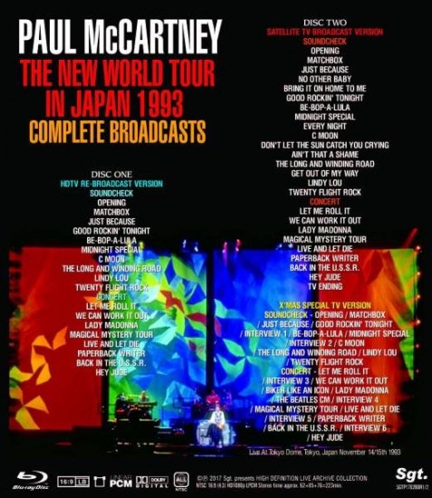paul mccartney the new world... (US盤2CD) paul mccartney the new world (US盤2CD) The New World