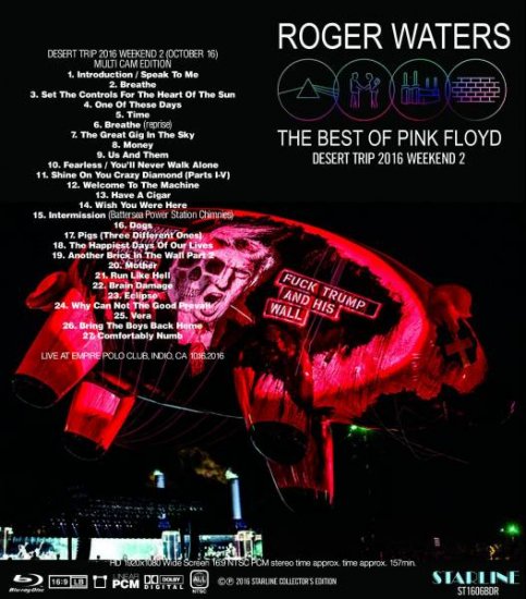 ROGER WATERS / THE BEST OF PINK FLOYD DESERT TRIP 2016 WK2 (1BDR)