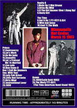 Load image into Gallery viewer, PRINCE &amp; THE TIME / VANITY 6 (2DVDR)
