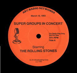 THE ROLLING STONES / SUPERGROUPS IN CONCERT 1983 (2CD)