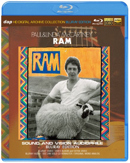 PAUL & LINDA McCARTNEY/ RAM- SOUND AND VISION AUDIOPHILE (1BDR)