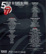 Load image into Gallery viewer, ROLLING STONES/ 50 YEARS ON VIDEO BLACK BLU-RAY DISC EDITION (2BR)
