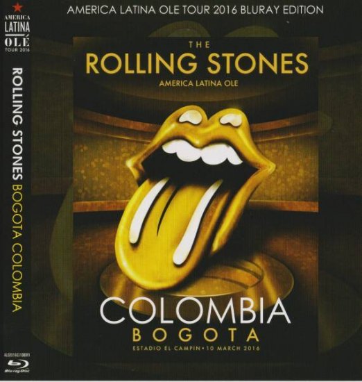 ROLLING STONES / AMERICA LATINA OLE TOUR 2016 BOGOTA COLOMBIA (1BR)