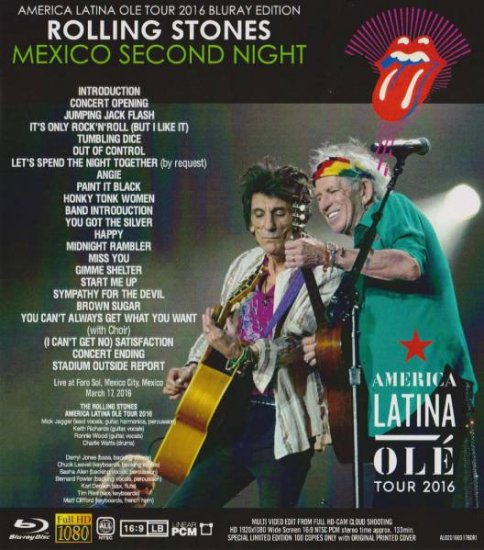 THE ROLLING STONES / MEXICO SECOND NIGHT (1BDR)