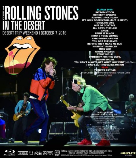 ROLLING STONES / IN THE DESERT WEEKEND I 2016 (1BR)