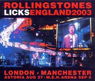 THE ROLLING STONES / LICKS ENGLAND 2003 VGP-357 (4CD)