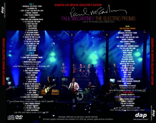 PAUL McCARTNEY / THE ELECTRIC PROMS (2CD+1DVD+1BR)