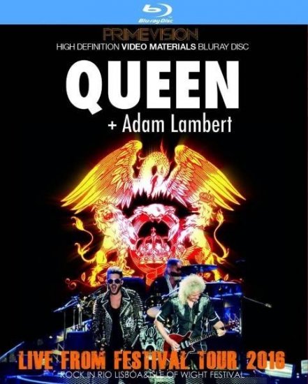 QUEEN+ADAM LAMBERT / LIVE FROM FESTIVAL TOUR 2016 (1BDR)