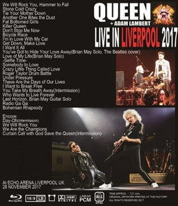 QUEEN + ADAM LAMBERT / LIVE IN LIVERPOOL 2017 (1BDR)