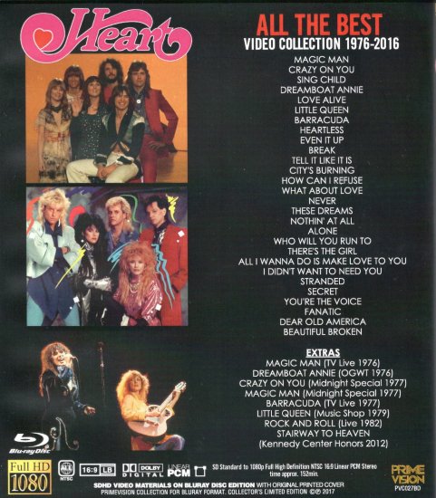 その他 All the Best: Video Collection [DVD] HEART / ALL THE BEST : VIDEO COLLECTION 1976-2016