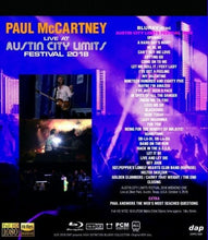 Load image into Gallery viewer, PAUL McCARTNEY / LIVE AT AUSTIN CITY LIMITS FESTIVAL 2018  (1BD-R)
