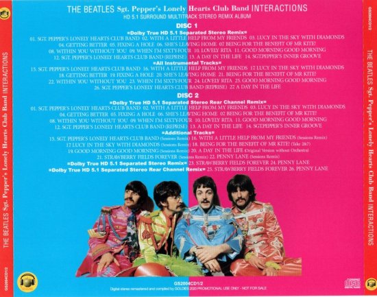 THE BEATLES / SGT. PEPPER'S LONELY HEARTS CLUB BAND INTERACTIONS (2CD)