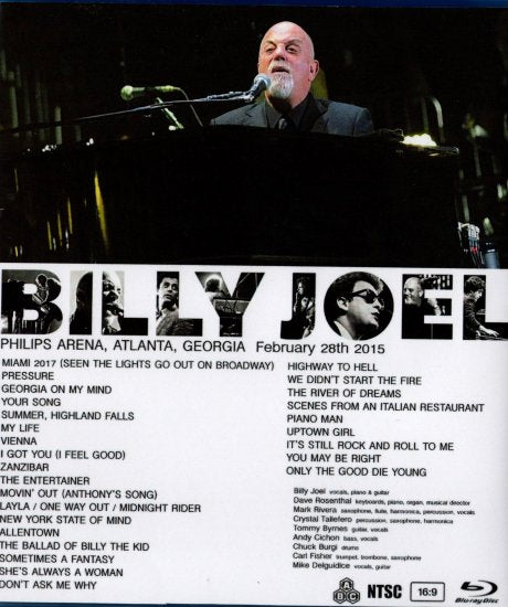 BILLY JOEL / IN CONCERT AT PHILIPS ARENA ATLANTA 2015 (1BD-R)