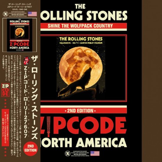 THE ROLLING STONES / SHINE THE WOLFPACK COUNTRY 2nd Edition ZIP CODE RALEIGH 27607 (2CD)