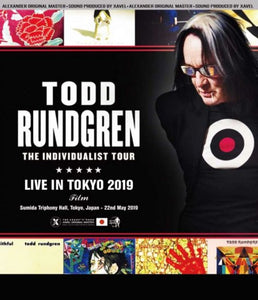 TODD RUNDGREN / THE INDIVIDUALIST TOUR LIVE IN TOKYO 2019 FILM (1DVDR+1BDR)
