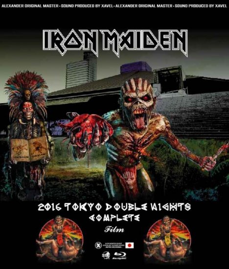 IRON MAIDEN / 2016 TOKYO DOUBLE NIGHTS COMPLETE FILM (2BD-R)