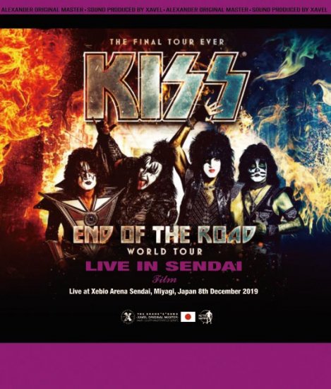 KISS / END OF THE ROAD WORLD TOUR 2019 LIVE IN SENDAI FILM (1BDR+1DVDR)