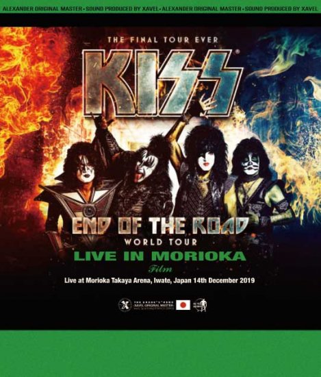 KISS / END OF THE ROAD WORLD TOUR 2019 LIVE IN MORIOKA FILM (1BDR+1DVDR)