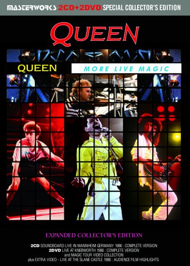 QUEEN / MORE LIVE MAGIC EXPANDED COLLECTOR'S EDITION [2CD+2DVD