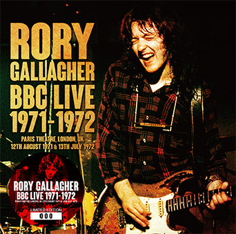 RORY GALLAGHER / BBC LIVE 1971-1972 (2CD+1DVDR)