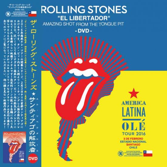 ROLLING STONES / EL LIBERTADOR DVD AMAZING SHOT FROM THE TONGUE PIT (1DVD)