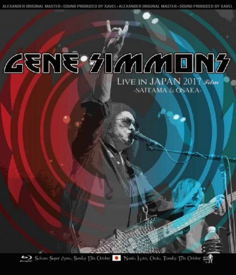 GENE SIMMONS BAND / LIVE IN JAPAN 2017 FILM SAITAMA & OSAKA (1BD-R)