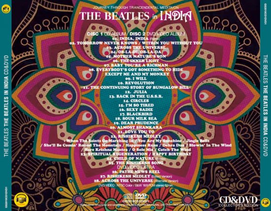 THE BEATLES / THE BEATLES in INDIA JOURNEY THROUGH TRANCENDENTAL MEDITAION (1CD+1DVD)