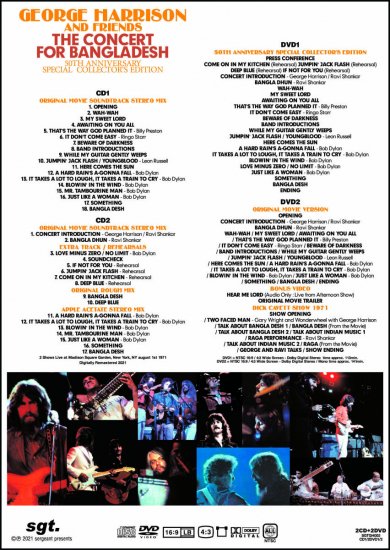 George Harrison&Friends / The Concert〜 GEORGE HARRISON & FRIENDS / The Concert For Bangladesh 50th