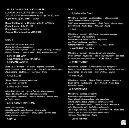 マイルス・デイヴィス/「Live at Montreal 1991」 Miles Davis – Live In Montreal – DVD (NTSC, Unofficial