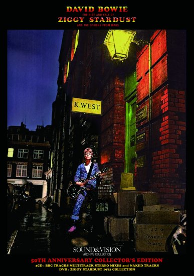 Ziggy Stardust and The Spiders From Mars:The Motion Picture Soundtrack 50th  Anniversary Edition Blu Ray/2CD