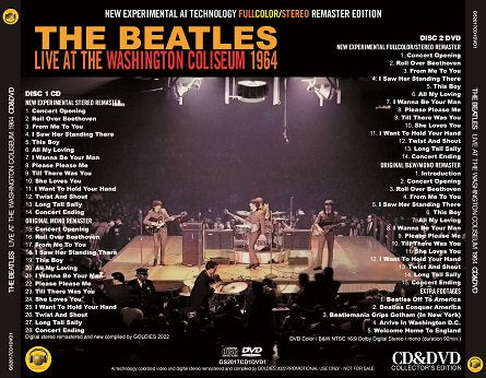 THE BEATLES / LIVE AT THE WASHINGTON COLISEUM 1964 (1CD+1DVD)