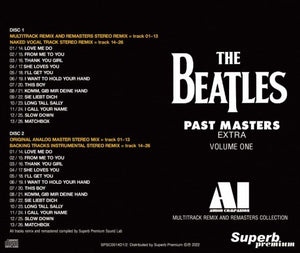 THE BEATLES / PAST MASTERS EXTRA VOLUME ONE : AI - AUDIO COMPANION