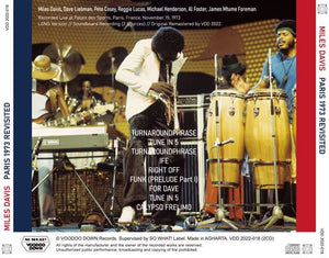 MILES DAVIS / PARIS 1973 REVISITED (2CD+Ltd.DVDR)