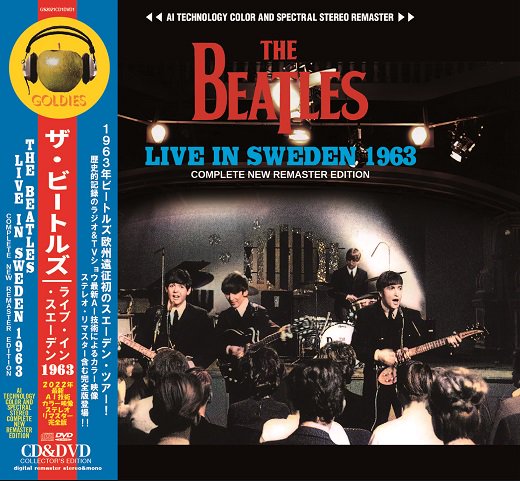 THE BEATLES / LIVE IN SWEDEN 1963 COMPLETE NEW REMASTER EDITION (1CD+1DVD)