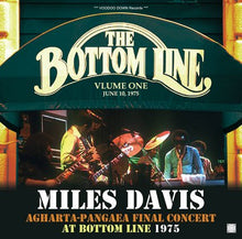 Load image into Gallery viewer, MILES DAVIS / AGHA-PANG FINAL CONCERT AT BOTTOM LINE VLUME ONE - JUNE 10, 1975 (2CD)
