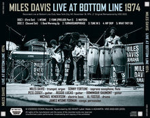 Load image into Gallery viewer, MILES DAVIS / LIVE AT BOTTOM LINE 1974 (2CD)
