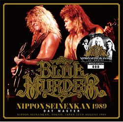 BLUE MURDER / NIPPON SEINENKAN 1989 DAT MASTER (2CD+1DVD)