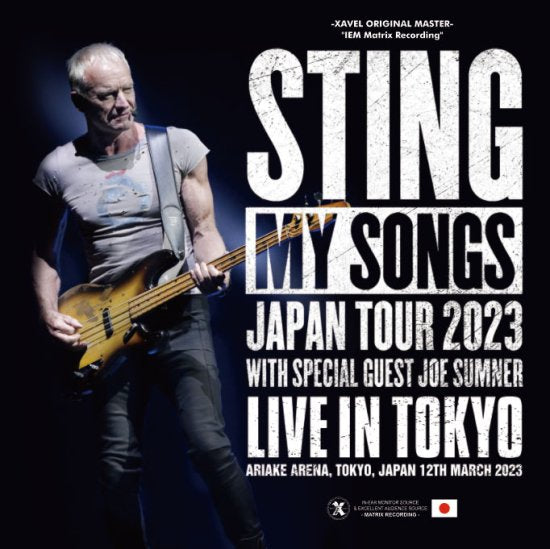 STING / LIVE IN TOKYO 2023 (2CD+1DVD) – Music Lover Japan