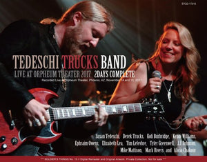 TEDESCHI TRUCKS BAND / LIVE AT ORPHEUM THEATER 2017 2DAYS COMPLETE (3CDR)