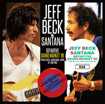 JEFF BECK u0026 SANTANA / DEFINITIVE SOUND MARKET '86 (2CD+1DVD) – Music Lover  Japan