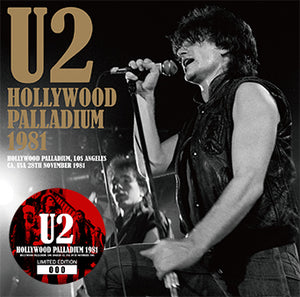 U2 / HOLLYWOOD PALLADIUM 1981 【1CD】