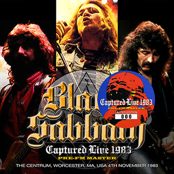 BLACK SABBATH / CAPTURED LIVE 1983 PRE-FM MASTER (1CD+1DVD)