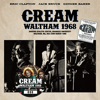 CREAM / WALTHAM 1968 (2CD)