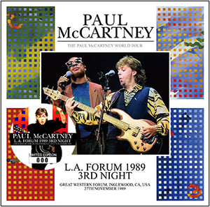 PAUL McCARTNEY / L.A. FORUM 1989 3RD NIGHT (2CD) – Music Lover Japan